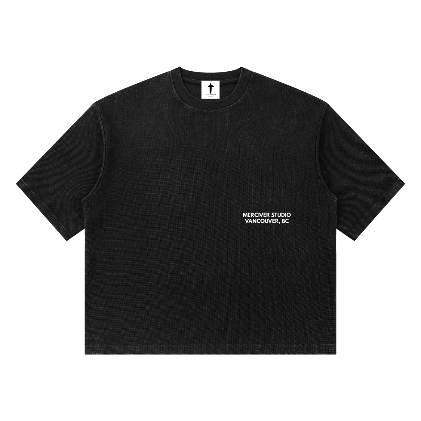 Delayed Not Denied Waffle Boxy Tee
