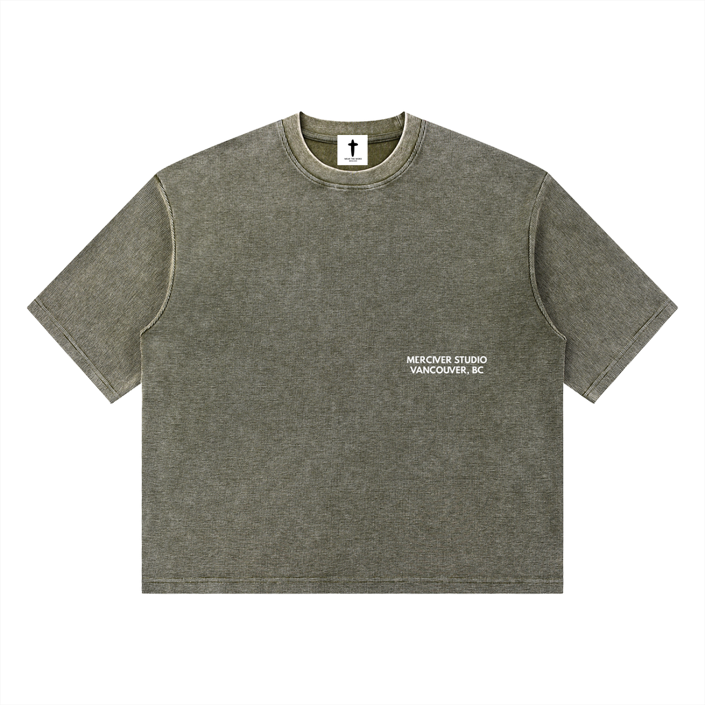 Delayed Not Denied Waffle Boxy Tee