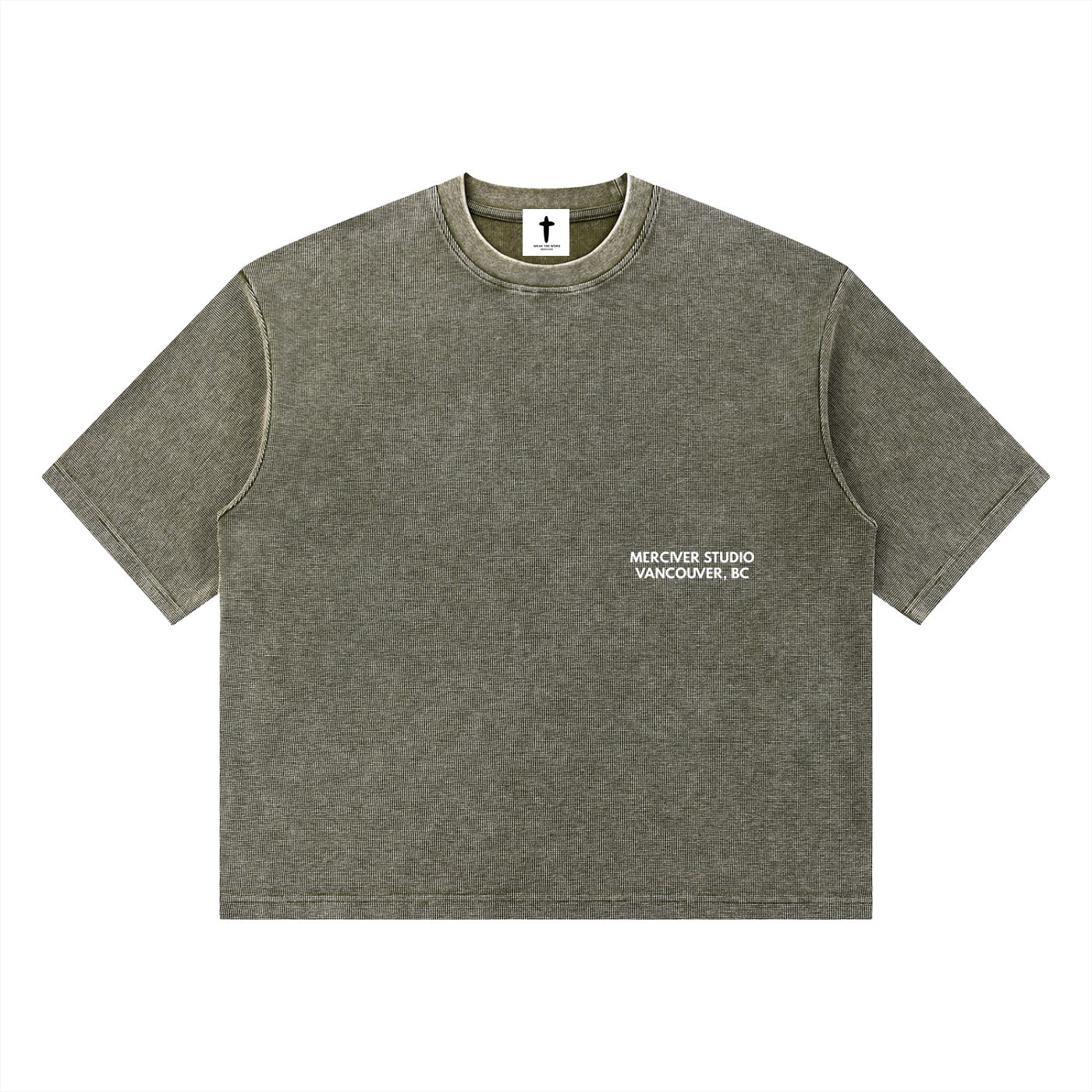 Delayed Not Denied Waffle Boxy Tee
