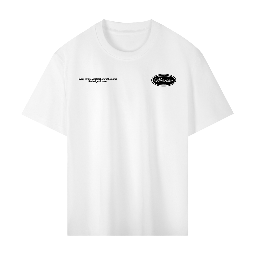 "Jesus" Heavyweight Tee - White - Front